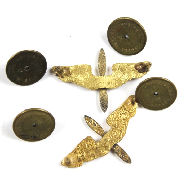 USAAF officers collar insignia - Snowflake