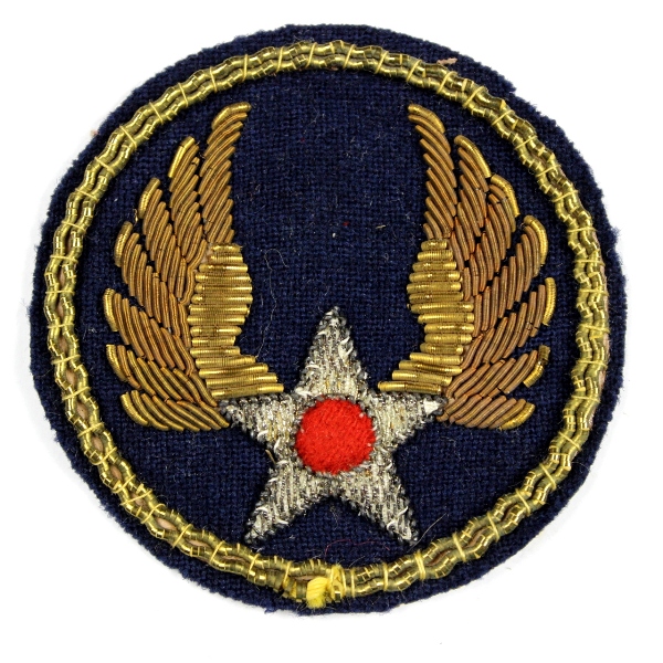 US Army Air Corps shoulder bullion patch - Italian made