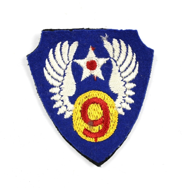 9th Air Force shoulder sleeve insignia - British made