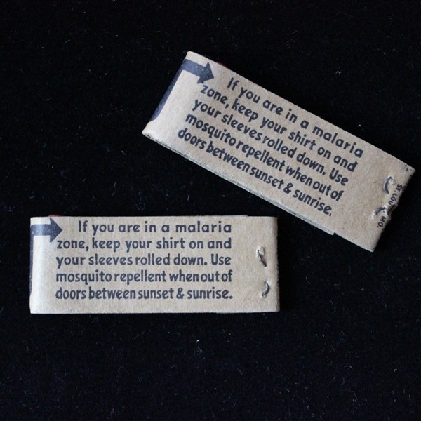 2 match books Mosquito bites cause Malaria