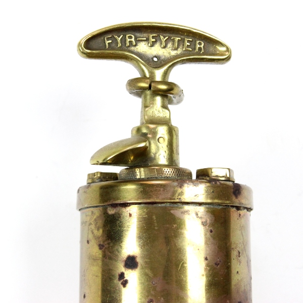 Scarce Army Air Corps Type A-2 brass fire extinguisher