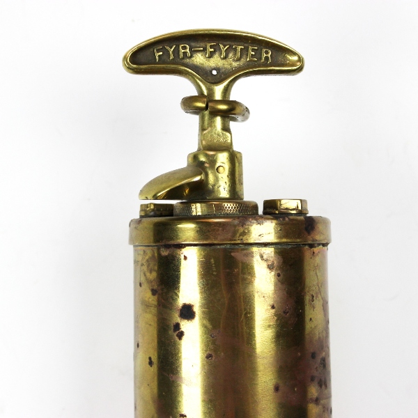 Scarce Army Air Corps Type A-2 brass fire extinguisher