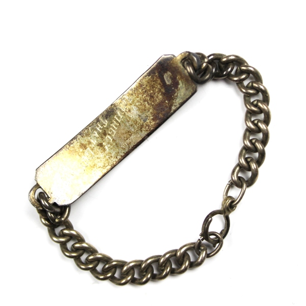 WAC dog tags and identification bracelets