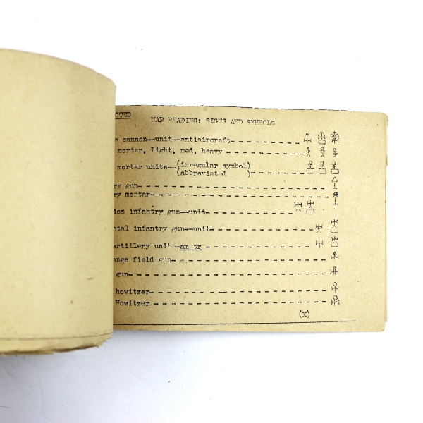 Scarce Japanese phrase book - 4th Marine Division