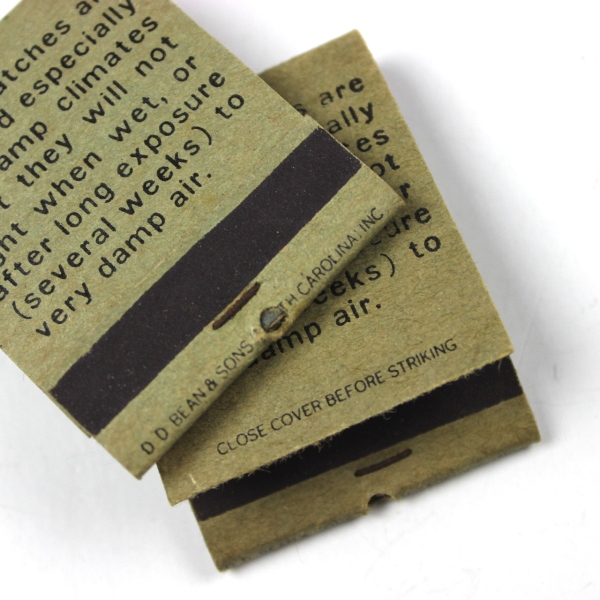 C-ration match book