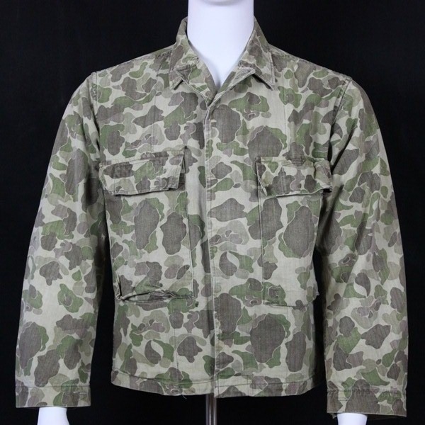 USMC / US Army reversible camouflage HBT jacket - 34R