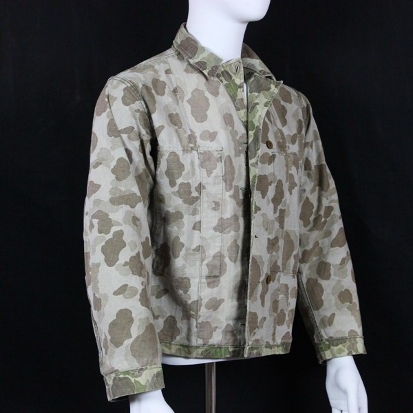 USMC / US Army reversible camouflage HBT jacket - 34R