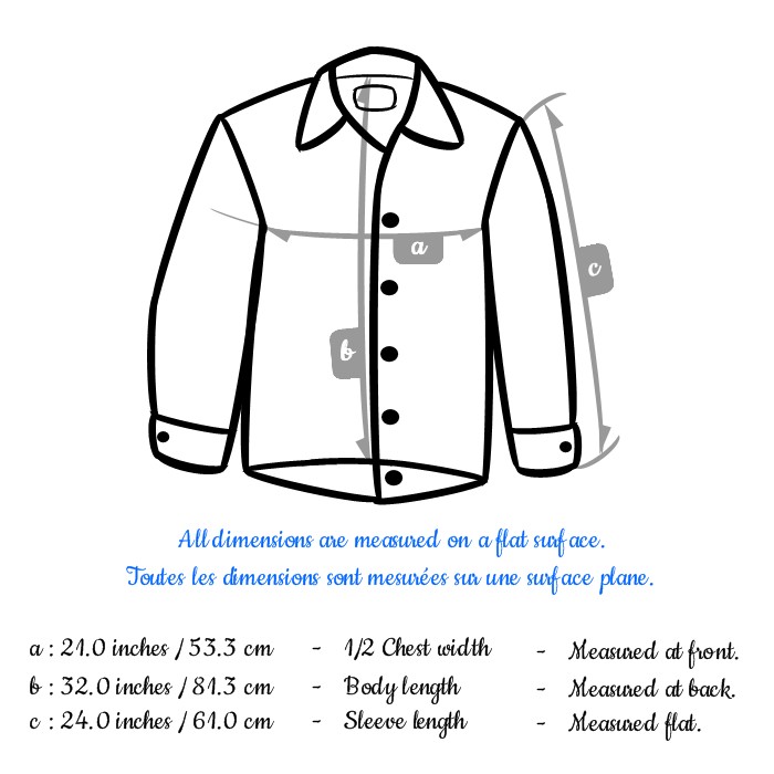 US Navy chambray utility shirt - ID’ed - USS Tarazed