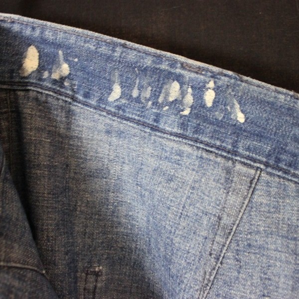 US Navy Dungaree denim pair of pants - ID’ed - USS Tarazed