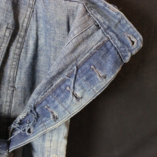 US Navy Dungaree denim pair of pants - ID’ed - USS Tarazed