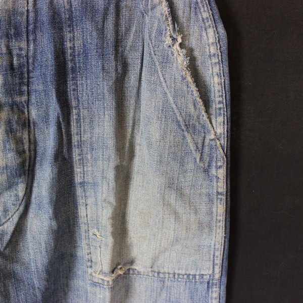 US Navy Dungaree denim pair of pants - ID’ed - USS Tarazed