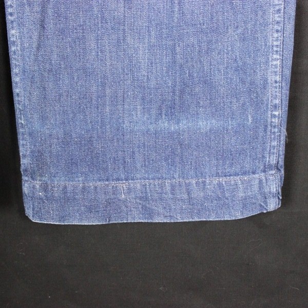 US Navy Dungaree denim pair of pants - ID’ed - USS Tarazed