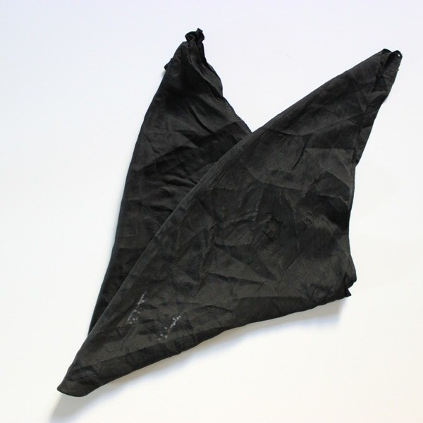 US Navy black silk Neckerchief - ID’ed