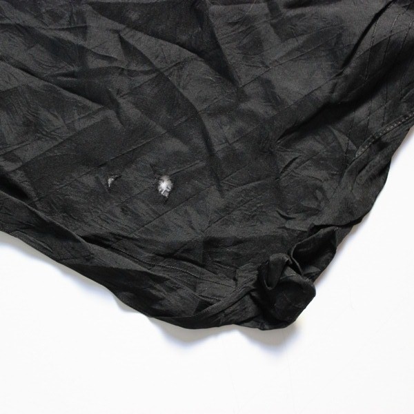 US Navy black silk Neckerchief - ID’ed