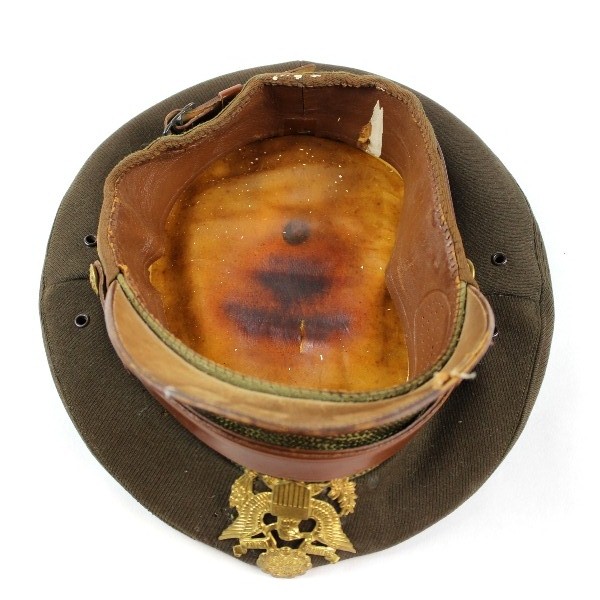 USAAF Chocolate gabardine officer service cap