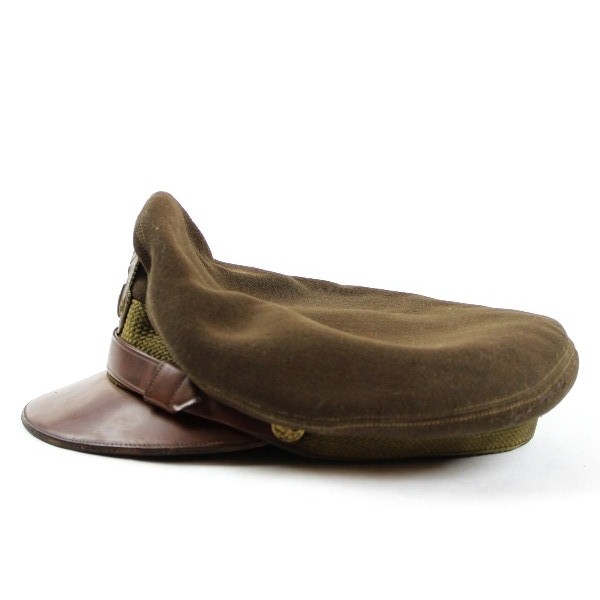 USAAF Chocolate gabardine officer service cap - Dobbs