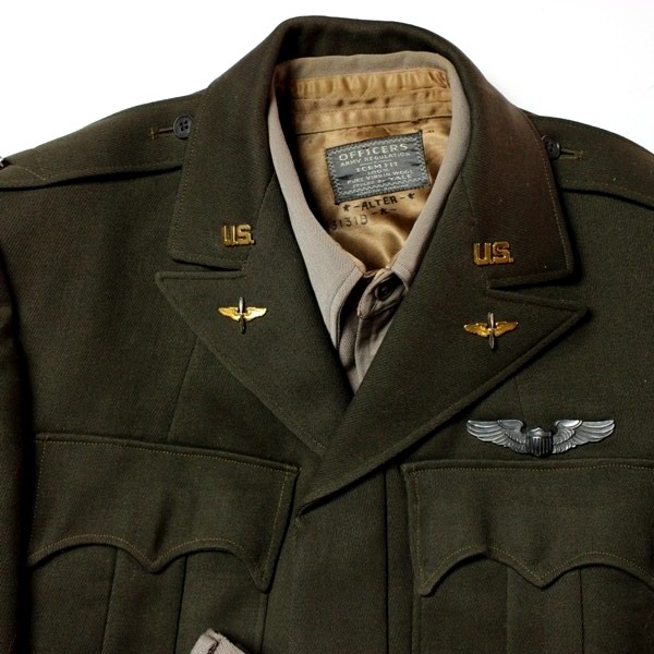 Air Transport Command dress uniform - tailored Ike Jacket - Pink shirt and trousers