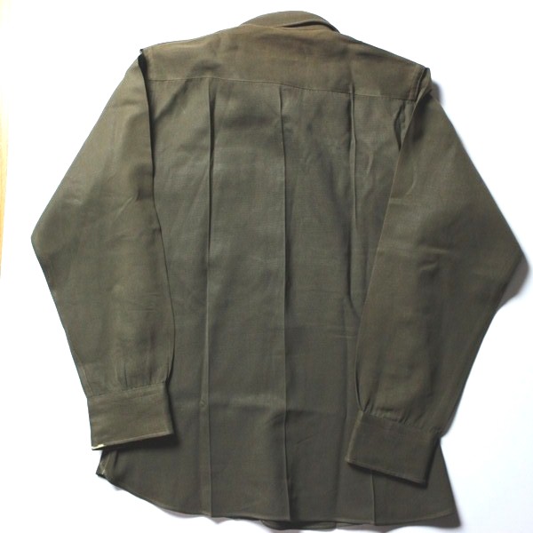 US Army Air Corps officer’s chocolate gabardine shirt