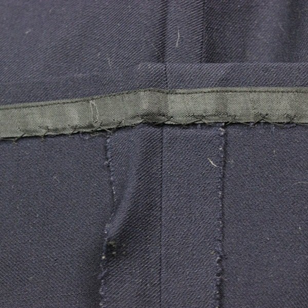 W.A.V.E.S. dark blue wool service skirt