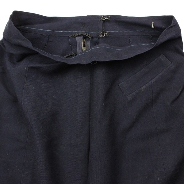 W.A.V.E.S. dark blue wool service skirt