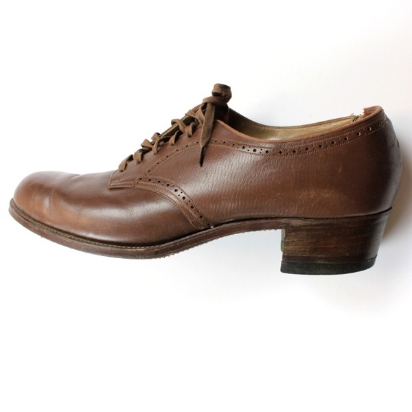Women Army Corps (WAC) service shoes - dated 1943