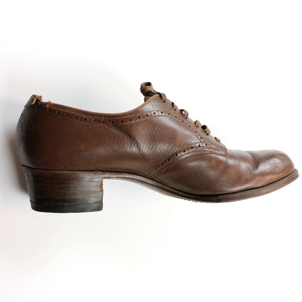 Women Army Corps (WAC) service shoes - dated 1943