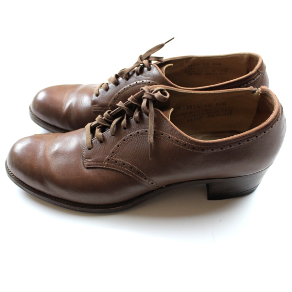 Women Army Corps (WAC) service shoes - dated 1943