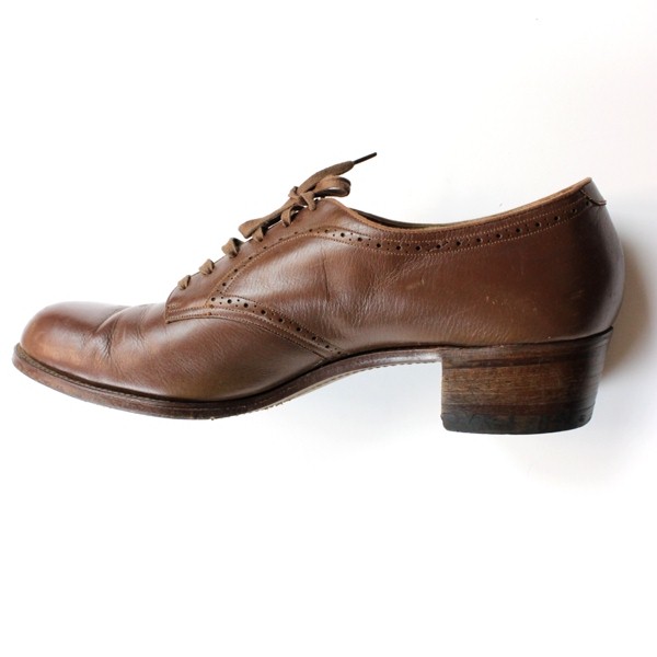 Women Army Corps (WAC) service shoes - dated 1943