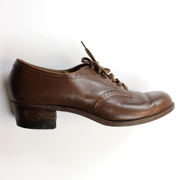 Women Army Corps (WAC) service shoes - dated 1943