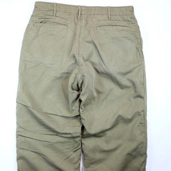 M1941 tan / khaki cotton trousers - Kersey lined - W34 L31
