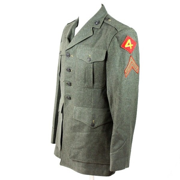USMC corporal dress jacket - 4th Marine Division