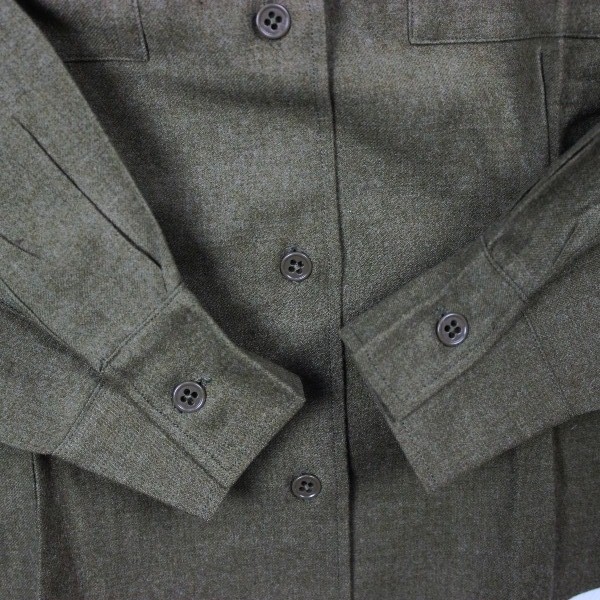 US Army WAC brown wool flannel shirt - 7th Service command
