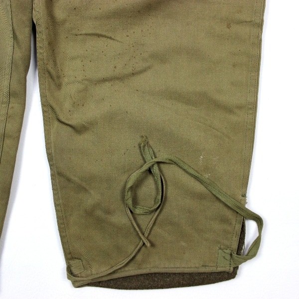 Scarce 1st Pattern tanker winter trousers / bib - Identified