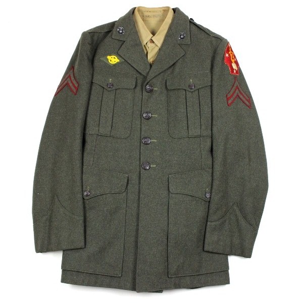 USMC dress jacket and shirt - 2nd Marine Division