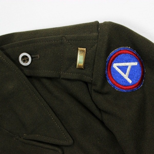Early British made ETO officer jacket - 3rd Army