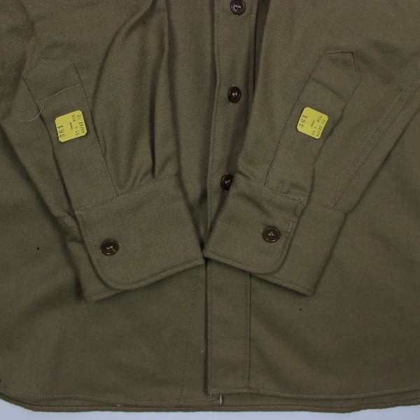 USMC enlisted men brown wool shirt