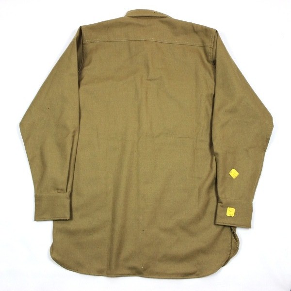 USMC enlisted men brown wool shirt