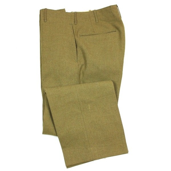 M1937 OD “Mustard” wool serge field trousers - W32 L31 - 1940