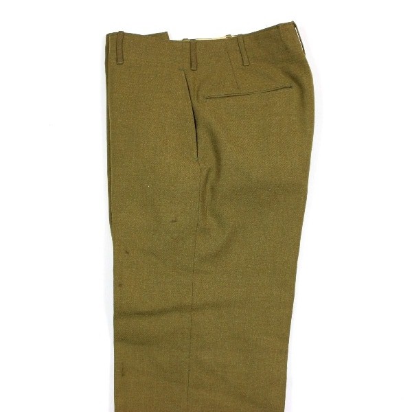 M1937 OD “Mustard” wool serge field trousers - W32 L31 - 1940