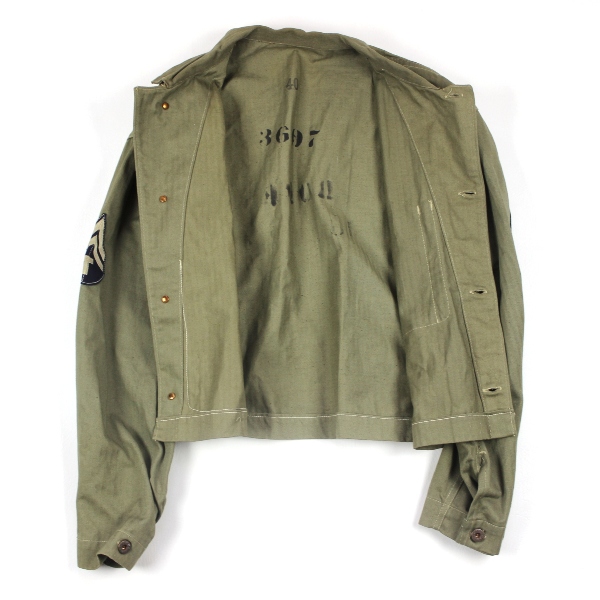 Very interesting shortened USMC P41 jacket w/ Army ranks