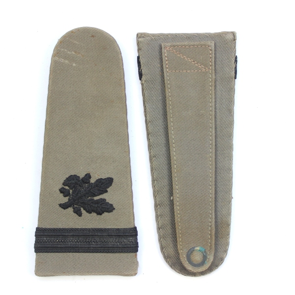 US Navy slate gray shoulder boards - Ensign Supply Corps