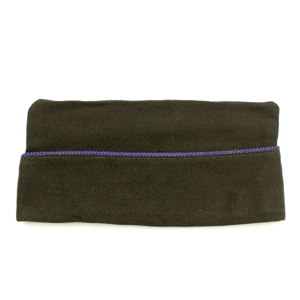 EM OD wool gabardine garrison cap - Air Corps - 7 1/4