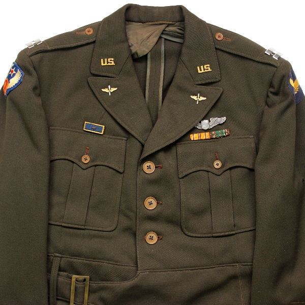 USAAF Officers OD Gabardine cut down dress jacket - 39S - 1942