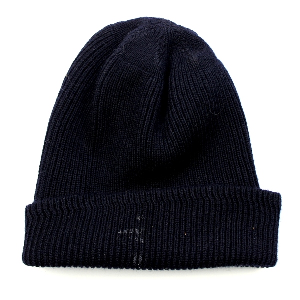 US Navy dark blue wool knit watch cap w/ tag - Identified