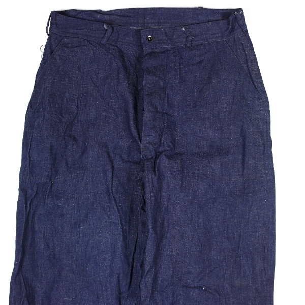 US Navy blue denim dungarees - W34 L33 - Near mint!