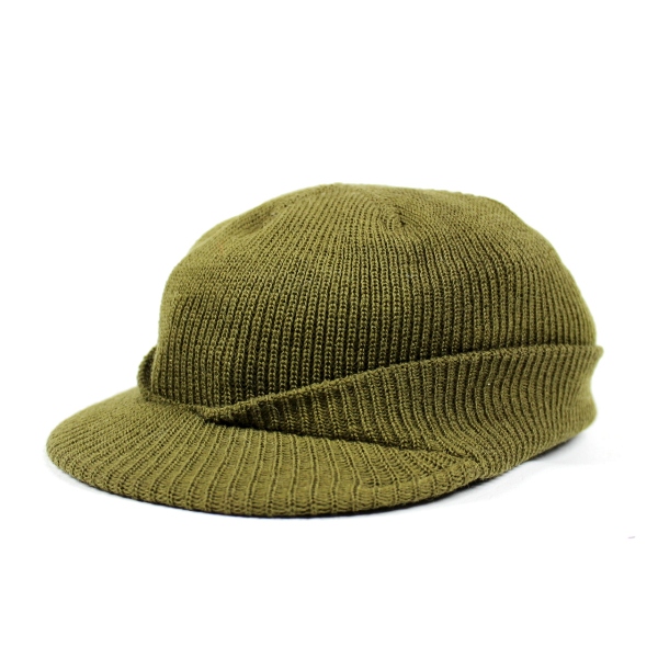 M1941 wool knit Jeep / beanie cap - Medium - Mint