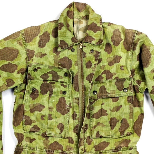 US Army / USMC One-Piece camouflage HBT coveralls