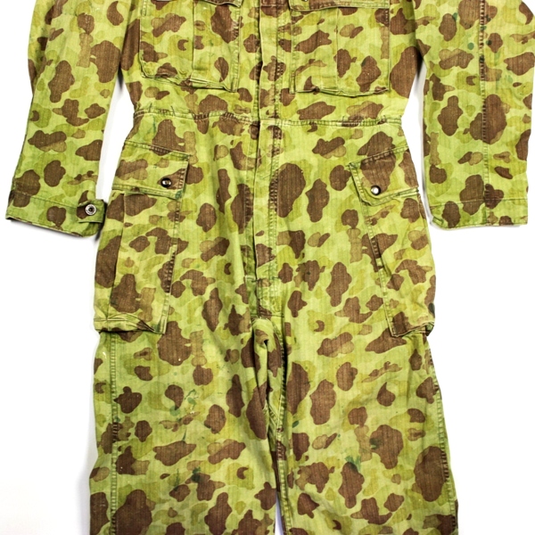 US Army / USMC One-Piece camouflage HBT coveralls