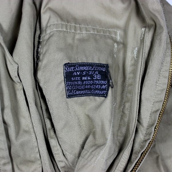 USAAF summer flight suit type AN-S-31A - 38R