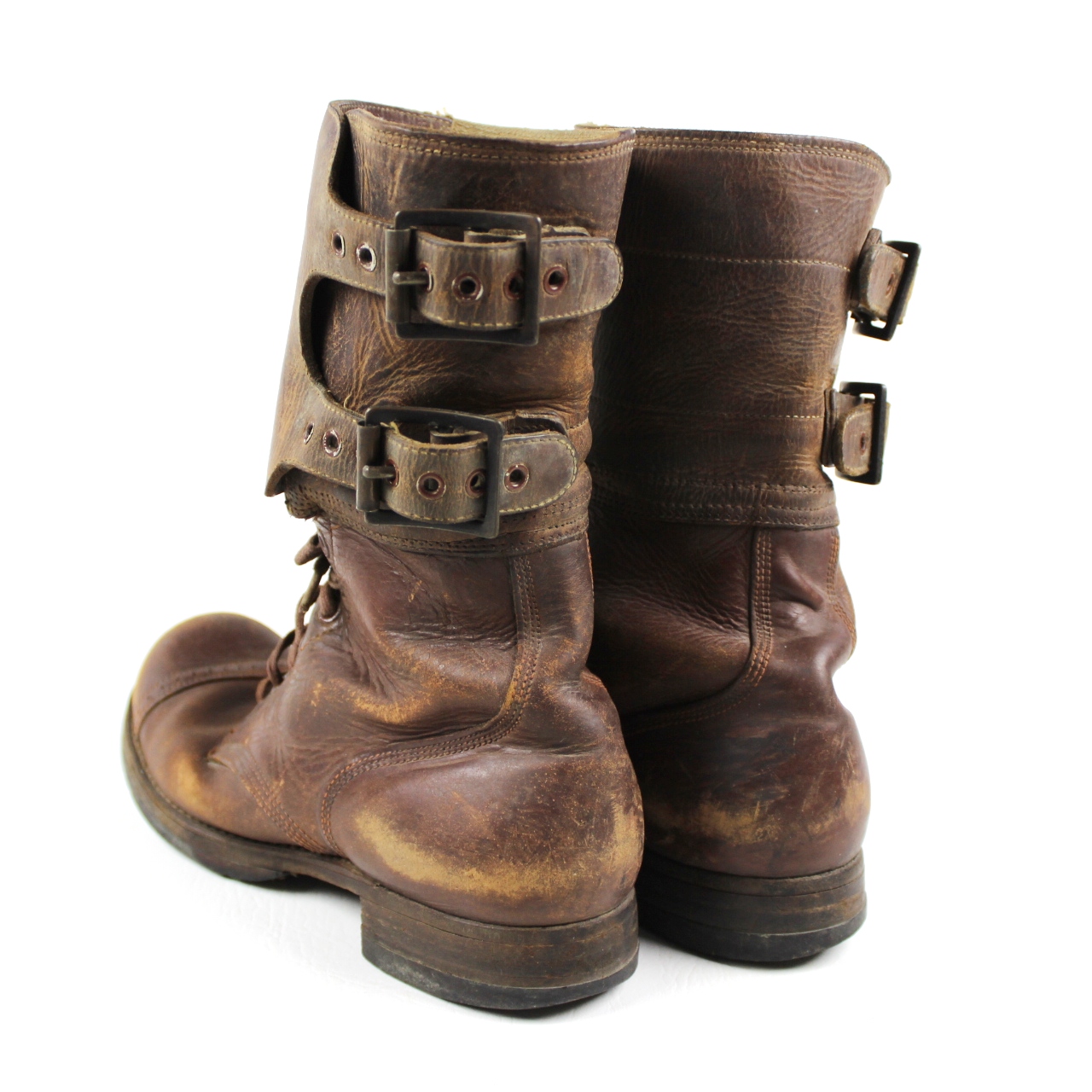 Early M43 double buckle boots w/ toe cap - 8 1/2 E